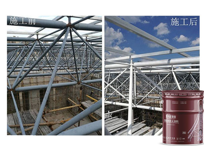 Building Fire Protection Intumescent Fireproof Coating For Structural Steel Thick Friendly